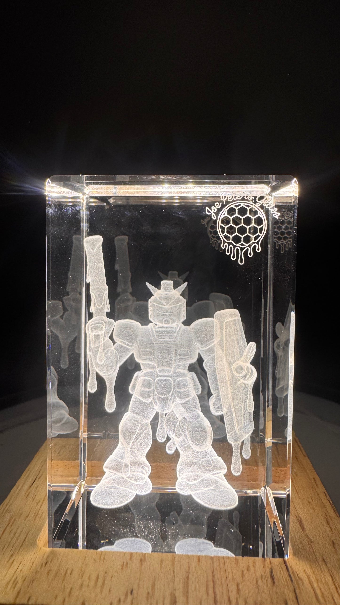 Lazer Etched Honey Gundam